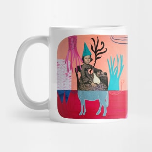 Portrait of girl with swift legs Mug